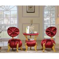 SF2015 European style Super quality antique red living room leisure chair