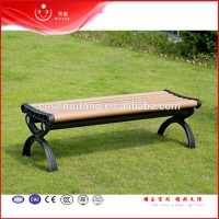 new outdoor street wooden long bench chair